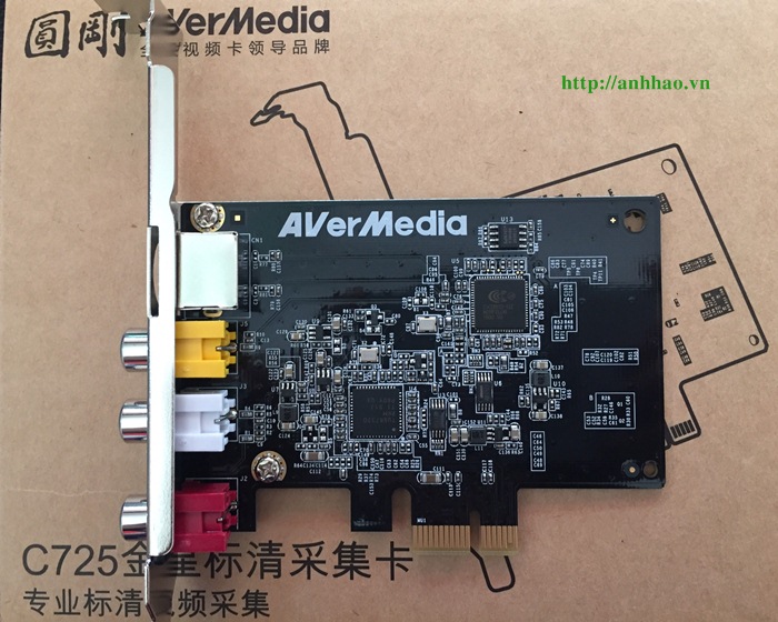 Card ghi hình Avermedia C725 dùng cho máy nội soi, máy siêu âm, camera..